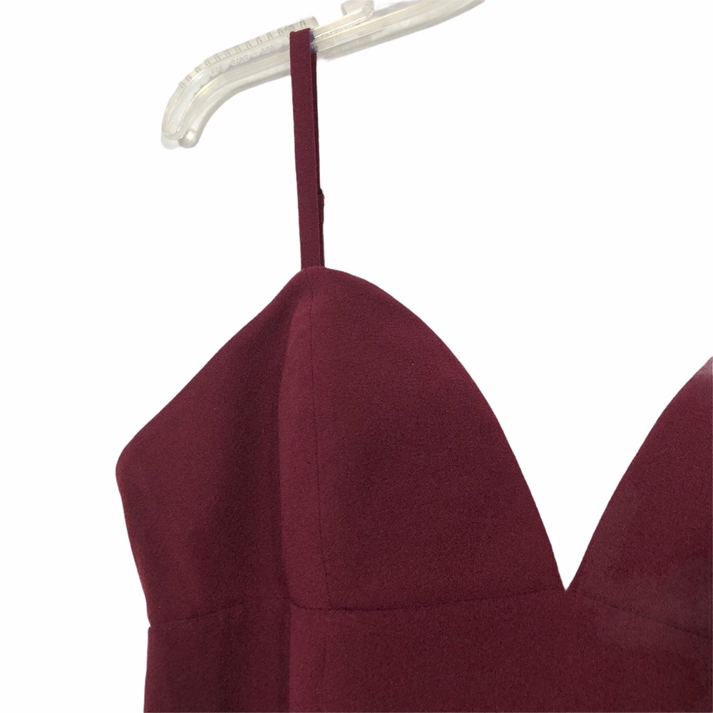 Dress the Population Evening Gown, Burgundy, Sz XL - Picture 5 of 12